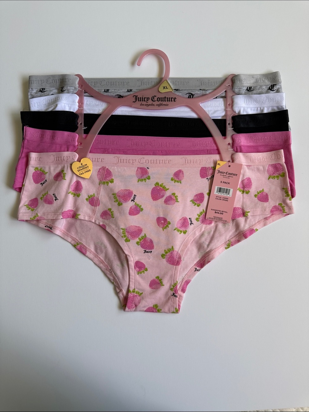 Juicy Couture Cotton Spandex Panties SZ XL